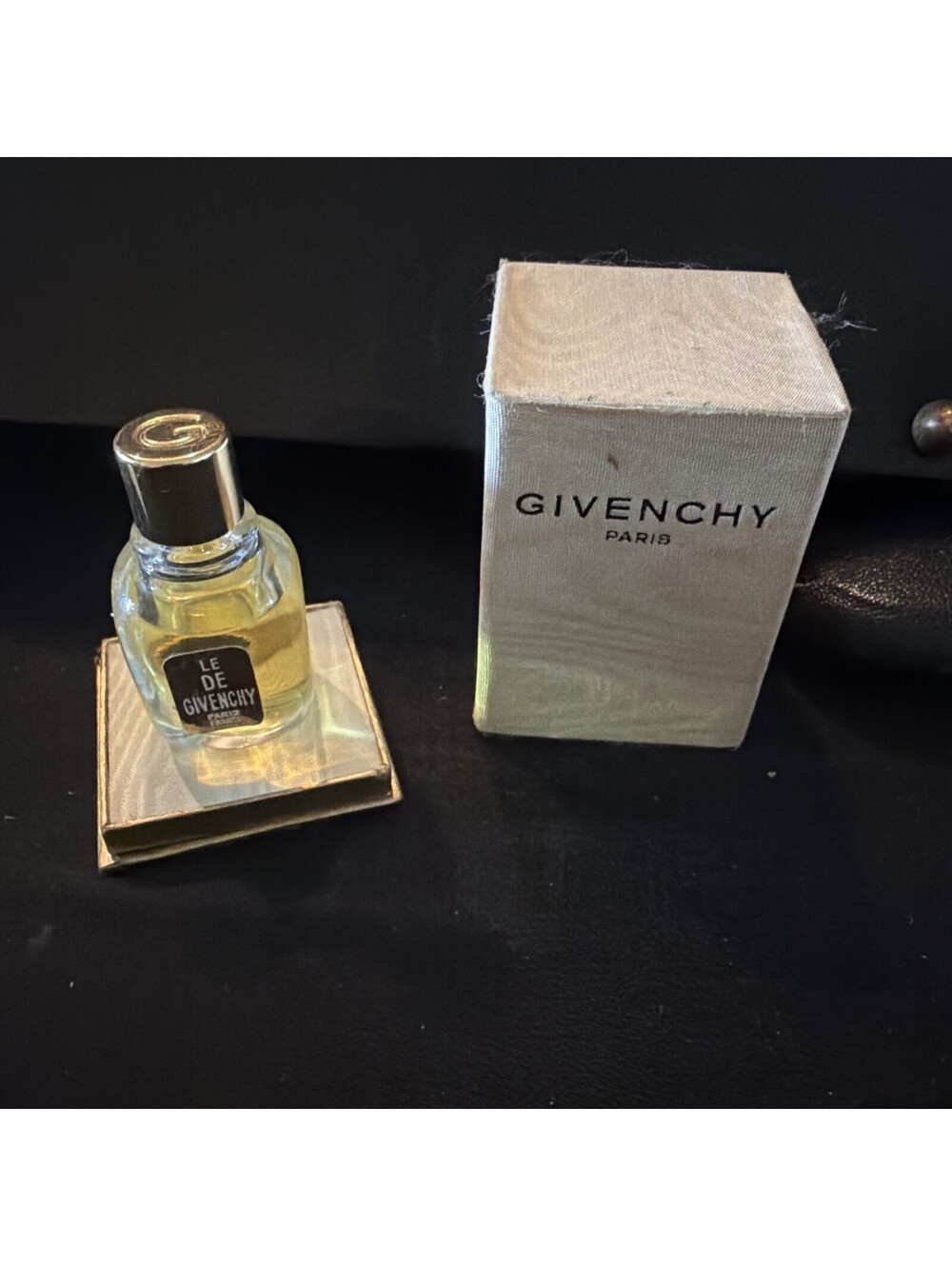 1965-69 Le De Givenchy, ¼ fl oz Pure Parfum, 1959 Formula, 60% Full